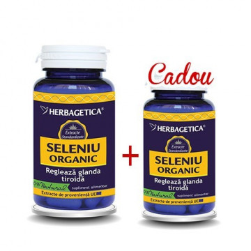 Seleniu Organic 60 cps + 30 cps Gratis
