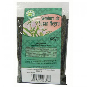 Seminte de susan negru - 100 g Herbavit