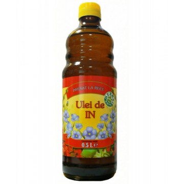 Ulei de In presat la rece - 500 ml Herbavit
