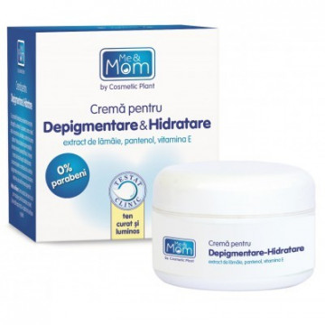 Crema pentru depigmentare si hidratare Me&Mom - 50 ml