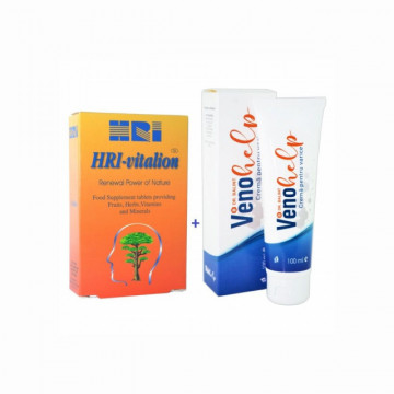 Crema varice VenoHelp - 100 ml + Hri-vitalion - 54 tbl