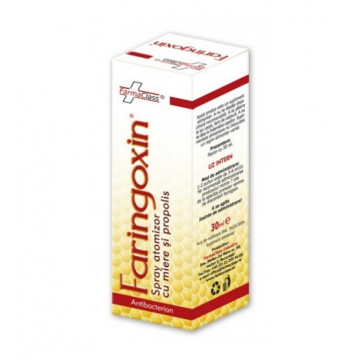 Faringoxin Spray cu Miere si Propolis - 30 ml