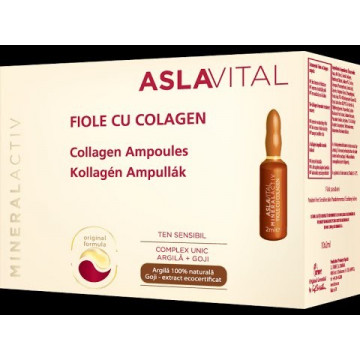 Fiole cu colagen L Aslavital - 10 fiole x 2ml