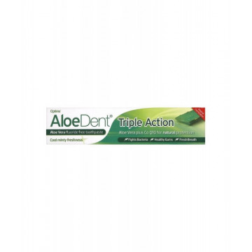 Pasta de dinti Triple Action cu Aloe Vera si Coenzima Q10 -100 ml