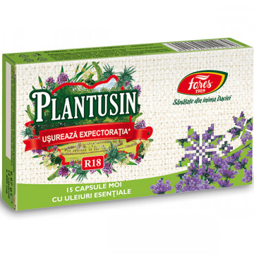 Plantusin Usureaza Expectoratia, R18 - 15 capsule moi