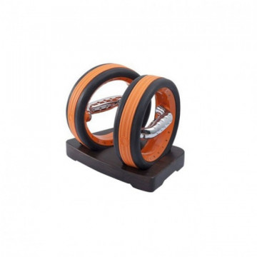 Set gantere fitness de mana culoarea portocaliu