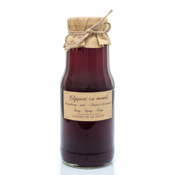 Sirop de capsuni cu menta - 300 ml