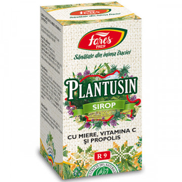 Sirop Plantusin cu miere si propolis R9 - 100 ml Fares