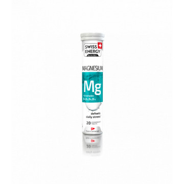 Swiss Energy Tablete Efervescente cu Magenziu + B Complex - 20 tab