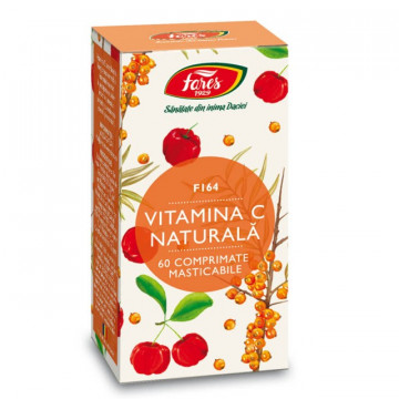 Vitamina C naturala, F164 - 60 cpr Fares