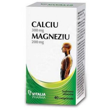 Calciu si Magneziu - 40 cpr