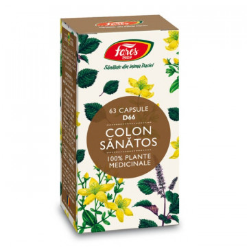 Colon Sanatos - 63 capsule vegetale - Fares