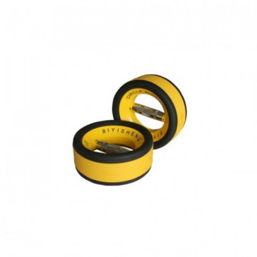 Gantera fitness de mana culoarea galben