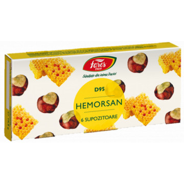 Hemorsan, D95 - 6 supozitoare