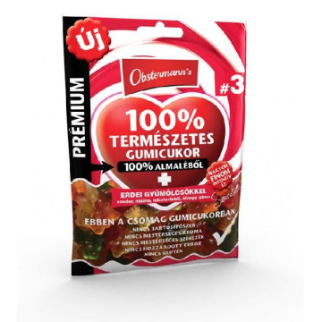 Jeleu din suc de mar 100% fara gluten - Fructe de padure - 80 g
