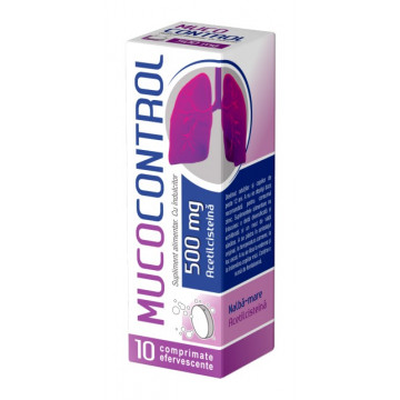 Mucocontrol 500 mg - 10 cpr efervescente