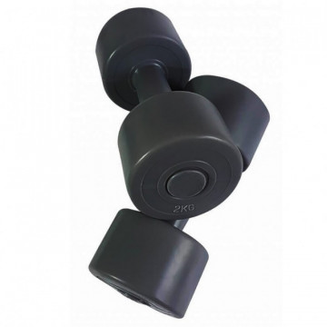 Set gantere 2x2 kg, Negru, TheWay Fitness