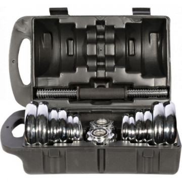 Set gantere reglabile si bare 20 kg Hiperlion
