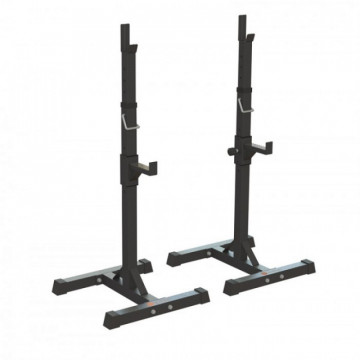 Suport bara Half Rack independent, 120 kg, Sveltus