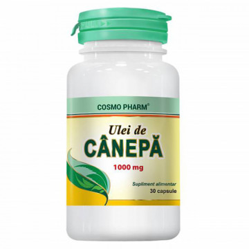Ulei de canepa 1000 mg - 30 cps