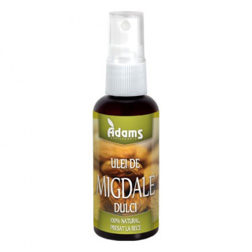 Ulei de migdale dulci presat la rece - 50 ml Adams Vision