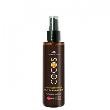Ulei pentru Plaja SPF15, cu ulei de cocos - 150 ml