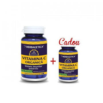 Vitamina C Organica 60 cps + 10 cps Gratis
