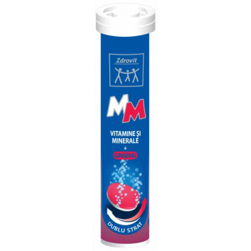 Vitamine si minerale + Ginseng - 24 cpr efervescente