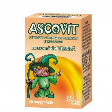 Ascovit piersica 100 mg - 20 cpr