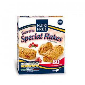 Batoane Special Flakes cu fructe - 120g (6X20G) - NutriFree