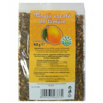Coaja uscata de lamaie - 40 g Herbavit