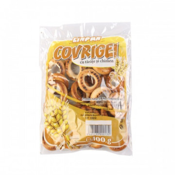 Covrigei cu tarate si chimen - 100g