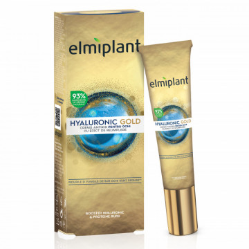 Crema antirid pentru ochi Hyaluronic Gold - 15 ml