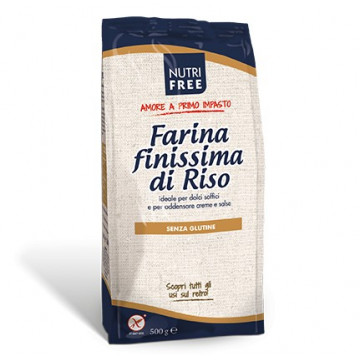 Farina Di Riso Finissima - Faina de Orez Extrafin - 500 g - Nutrifree