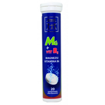 Magneziu + Vitamina B6 - 20 cpr efervescente