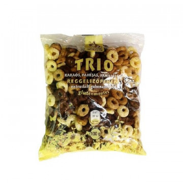 Pufuleti Trio (cacao, vanilie, scortisoara) - 100 g - Csaszari Csemege