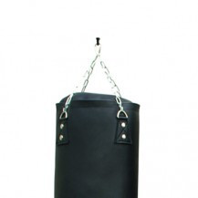 Sac de box negru din panza - 16 kg