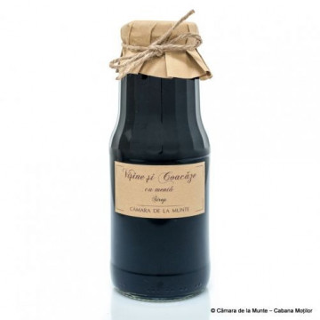 Sirop de coacaze negre cu menta - 300 ml