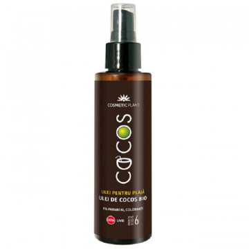 Ulei pentru plaja, ulei de cocos bio SPF 6 - 150 ml