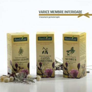 Tratament naturist - Varice membre inferioare (pachet)