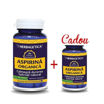 Aspirina Organica 60 cps + 10 cps Gratis