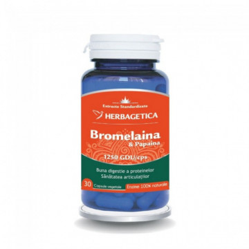 Bromelaina si Papaina - 30 cps