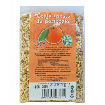 Coaja uscata de portocale - 30 g Herbavit