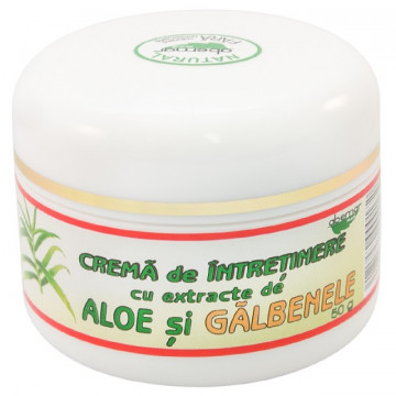 Crema intretinere cu aloe si galbenele - 50 g