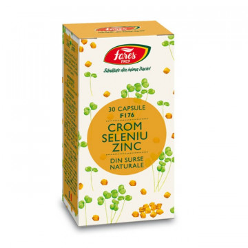 Crom Seleniu Zinc - 30 cps Fares