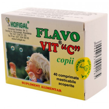 Flavo Vit C copii - 40 cpr Hofigal