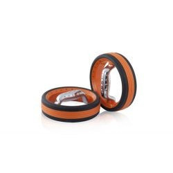 Gantera fitness de mana curbat culoarea portocaliu