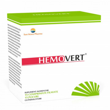 Hemovert - 15 cpr/15 plicuri
