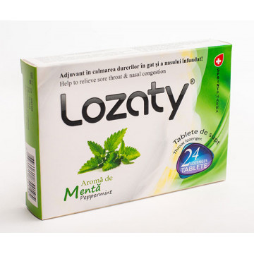Lozaty cu aroma de Menta - 24 tbl Sprint Pharma