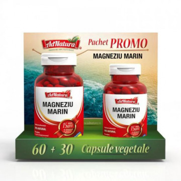 Magneziu marin - 60 cps + 30 cps